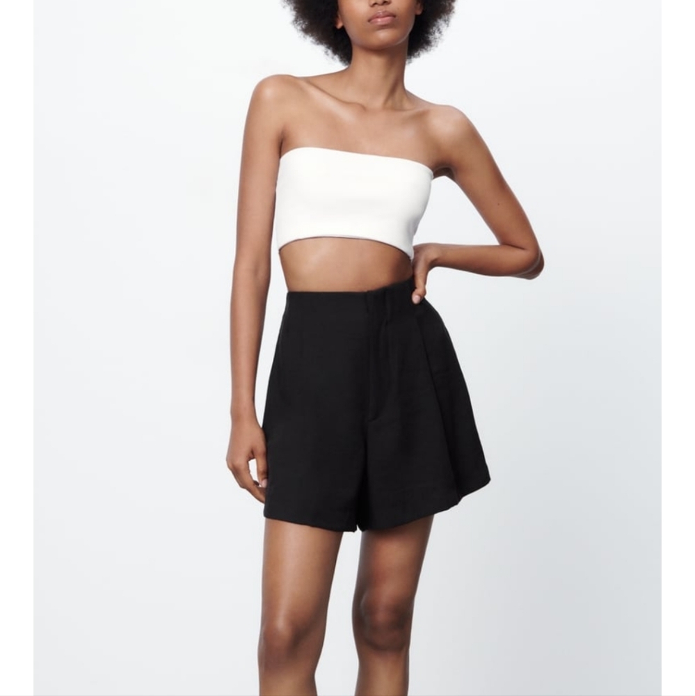 Zara Pleated Shorts